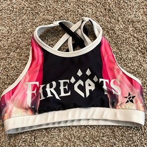 Cheer Athletics Firecats- Sports bra- YM